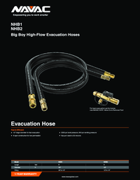 Thumbnail of document Data Sheet - NHB1/NHB2 = Evacuation Hoses, Black